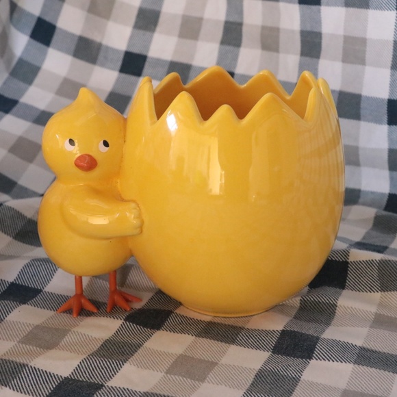 Vintage Chicken & Chick Dishes Farm Animals Yellow Egg Decor Kitsch Rooster - Picture 3 of 6